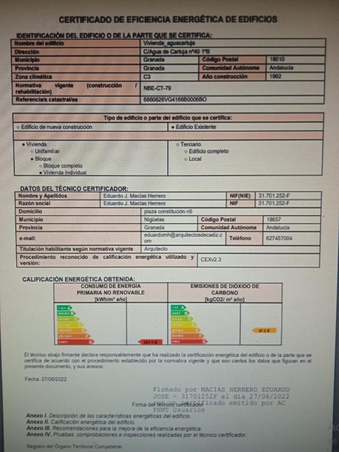 Bonito Ap Centrico Patio Wifi Parking Gratis. Lägenhet Granada Exteriör bild